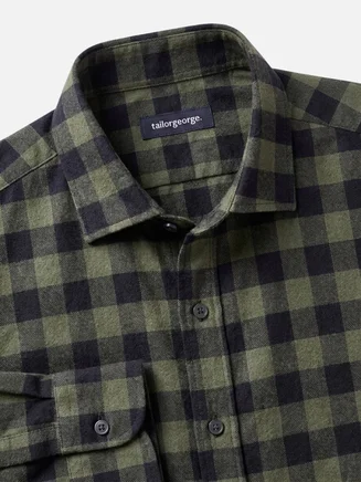 Flanellen overhemd