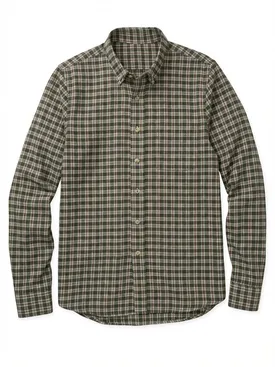 Ruiten groen Flanel overhemd