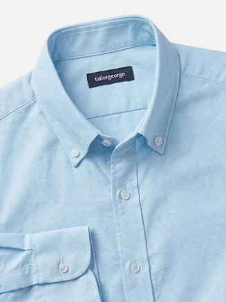 Gekleurd Oxford overhemd